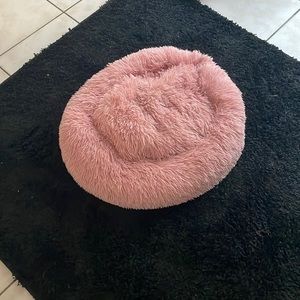 Pink cat bed